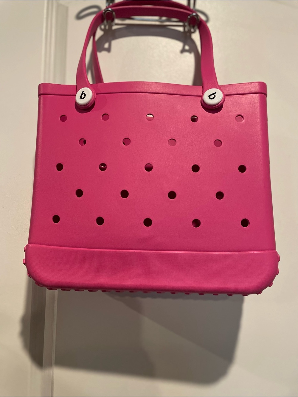 BOGG BAG Hot Pink Perforated Tote